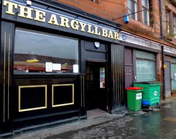 The Argyll Bar, Paisley, Renfrewshire